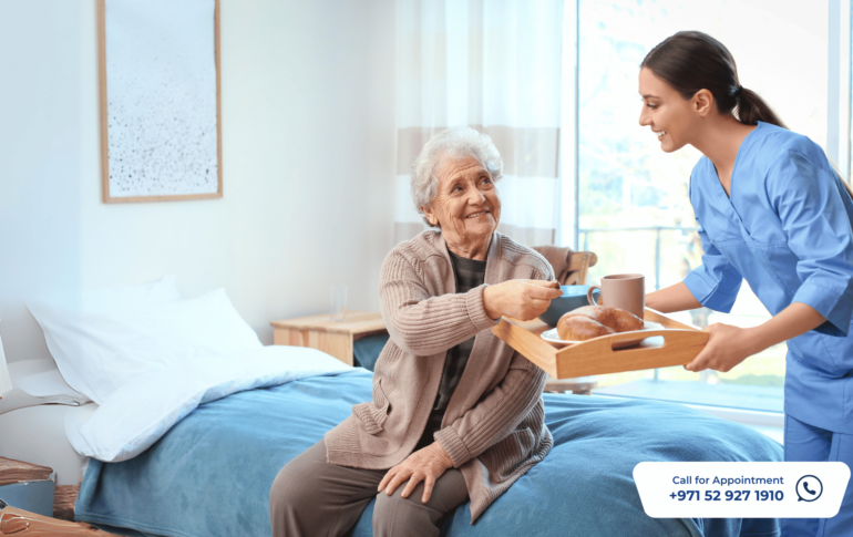 Nurse at home in dubai